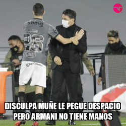 Meme Personalizado Disculpa Mu E Le Pegue Despacio Pero Armani No Tiene Manos