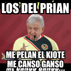 Meme Personalizado Los Del Prian Me Pelan El Kiote Me Canso Ganso