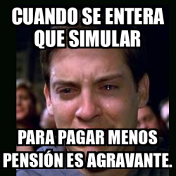 Meme crying peter parker - Cuando se entera que simular para pagar ...