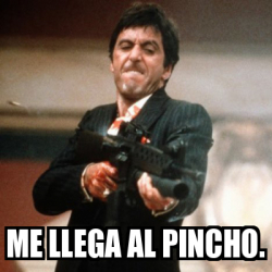 Meme Personalizado - me llega al pincho. - 33137316