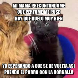 Meme Personalizado Mi Mama Preguntandome Que Perfume Me Puse Hoy Que Huelo Muy Bien Yo