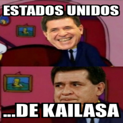 Meme Personalizado Estados Unidos De Kailasa