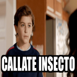 Meme Personalizado - Callate insecto - 33342526