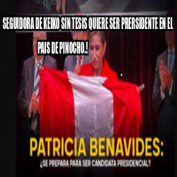Meme Personalizado SEGUIDORA DE KEIKO SIN TESIS QUIERE ...